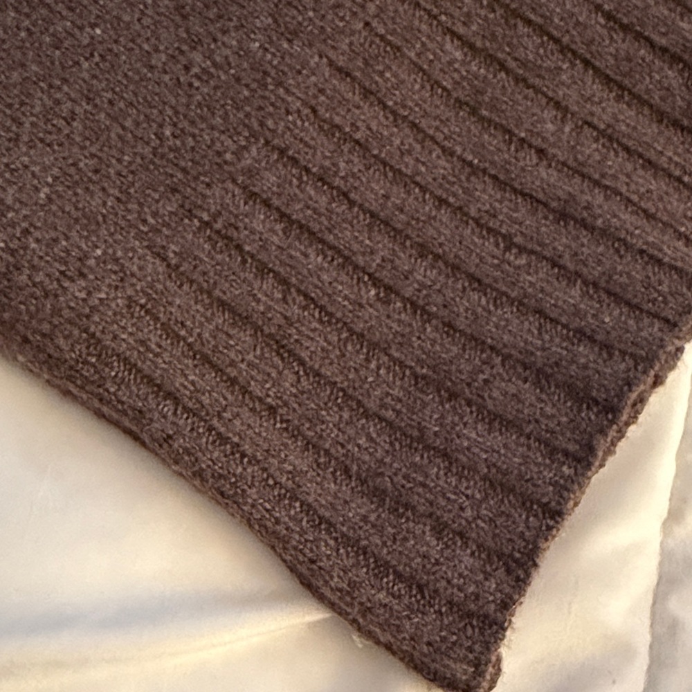 Planet Heart Mocha and Cream Knit full zip Sweater - Picture 13 of 13